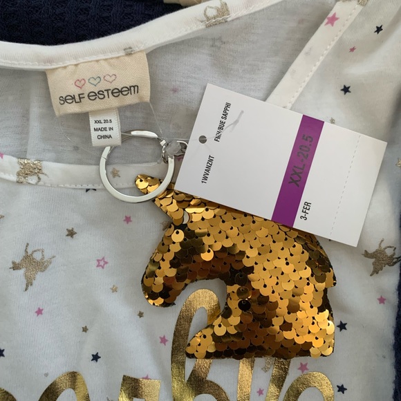 NWT Girls 2-Piece Tank & Sweater Set - Sz XXL Plus - Picture 3 of 5